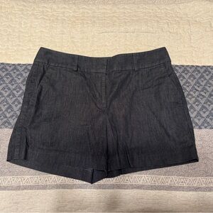 Ann Taylor Outlet Charcoal denim Women's Shorts signature size 4